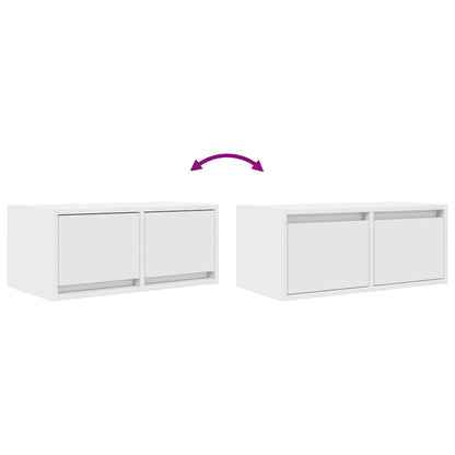 Tv Skříňka Bílá 60X31X25,5 Cm Kompozitní Dřevo