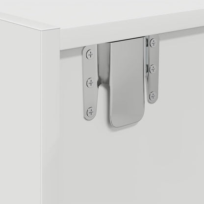 Tv Skříňky 2 Ks Bílá 60X31X25,5 Cm Dřevěná Konstrukce