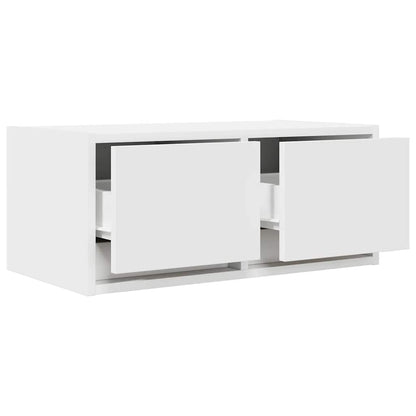 Tv Skříňky 2 Ks Bílá 60X31X25,5 Cm Dřevěná Konstrukce