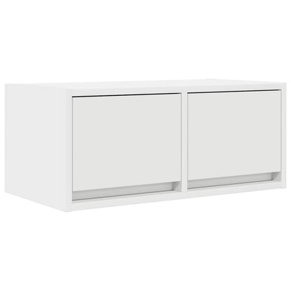 Tv Skříňky 2 Ks Bílá 60X31X25,5 Cm Dřevěná Konstrukce