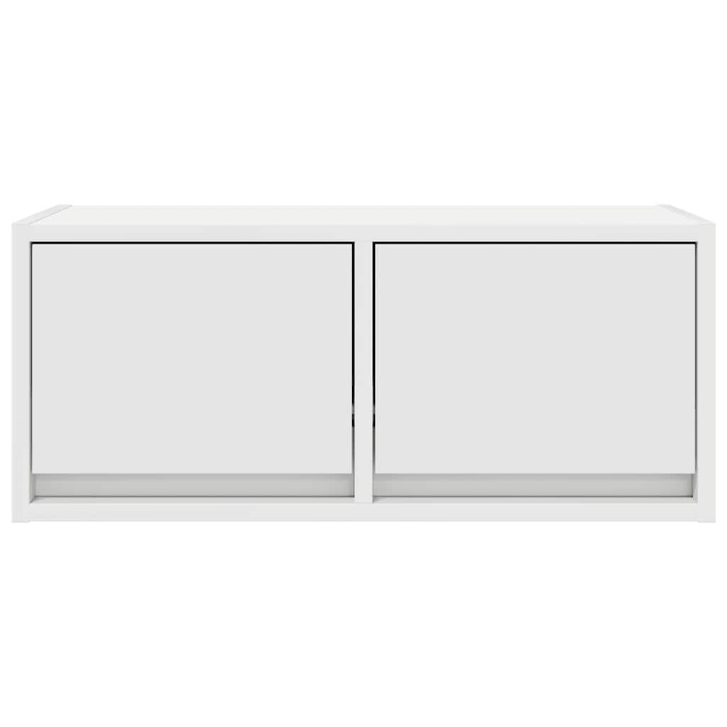 Tv Skříňky 2 Ks Bílá 60X31X25,5 Cm Dřevěná Konstrukce