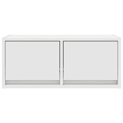 Tv Skříňky 2 Ks Bílá 60X31X25,5 Cm Dřevěná Konstrukce