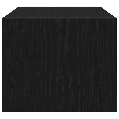 Tv Skříňka Černý Dub 60X31X25,5 Cm Dřevěná Konstrukce