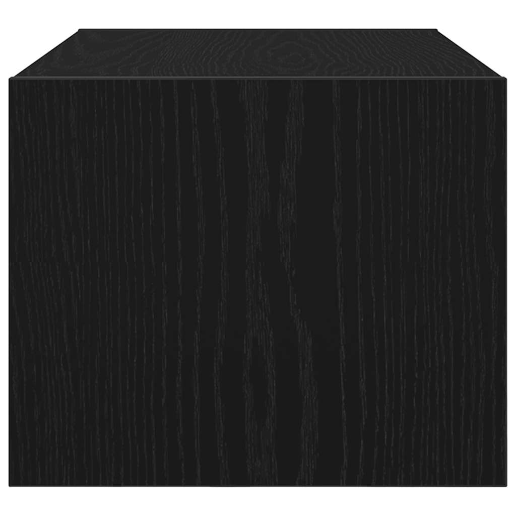 Tv Skříňky 2 Ks Dub Černý 60X31X25,5 Cm Dřevěné Konstrukce