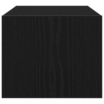 Tv Skříňky 2 Ks Dub Černý 60X31X25,5 Cm Dřevěné Konstrukce
