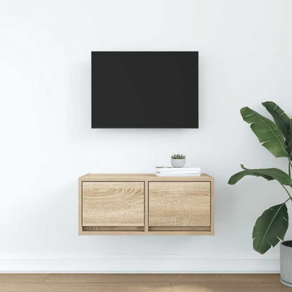 Tv Skříňka Dub Sonoma 60X31X25,5 Cm Kompozitní Dřevo