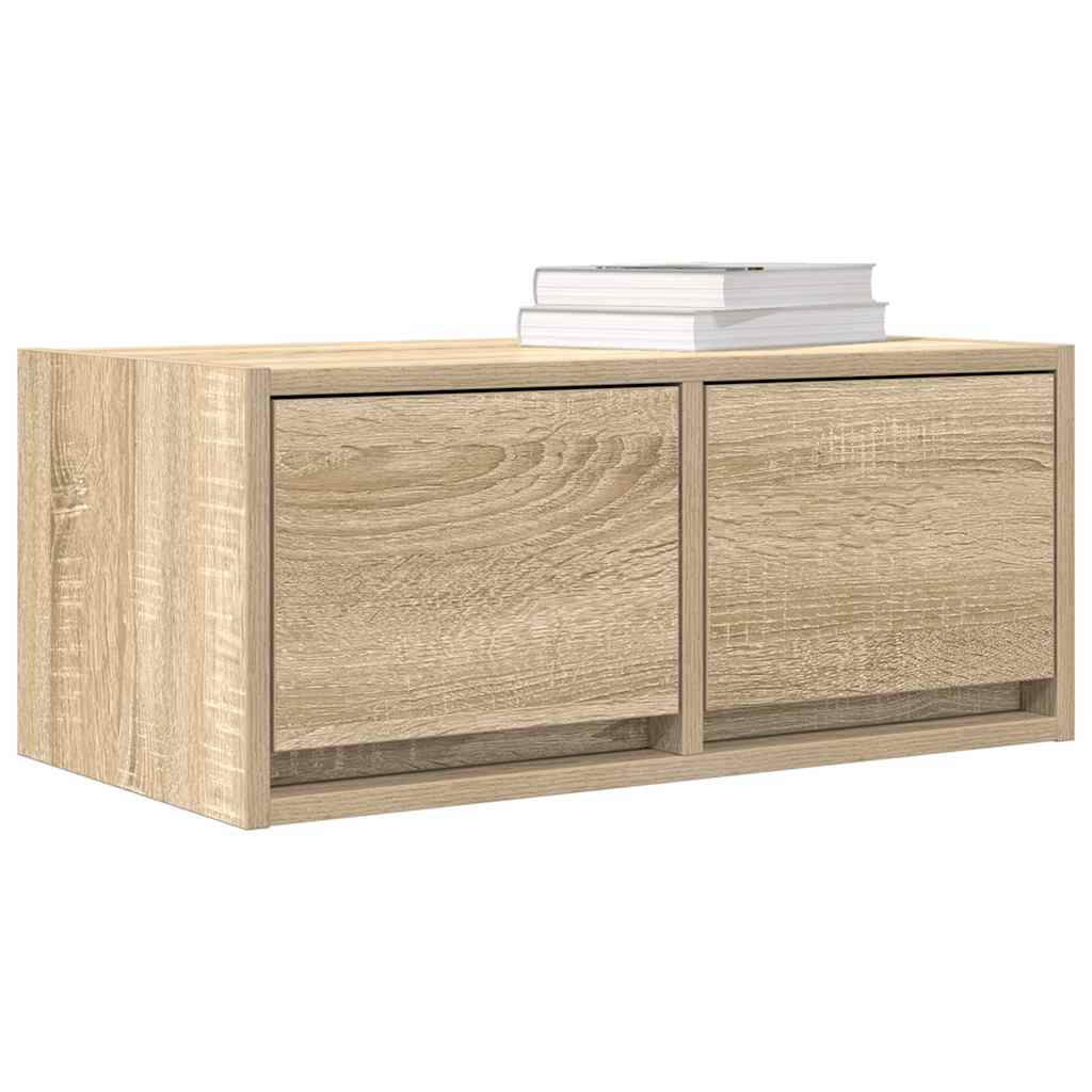 Tv Skříňka Dub Sonoma 60X31X25,5 Cm Kompozitní Dřevo