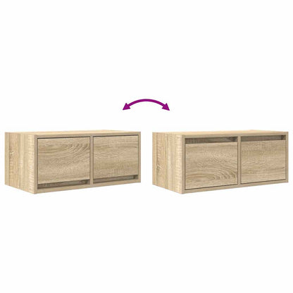 Tv Skříňka Dub Sonoma 60X31X25,5 Cm Kompozitní Dřevo