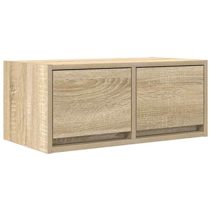 Tv Skříňky 2 Ks Dub Sonoma 60X31X25,5 Cm Dřevěné Konstrukce