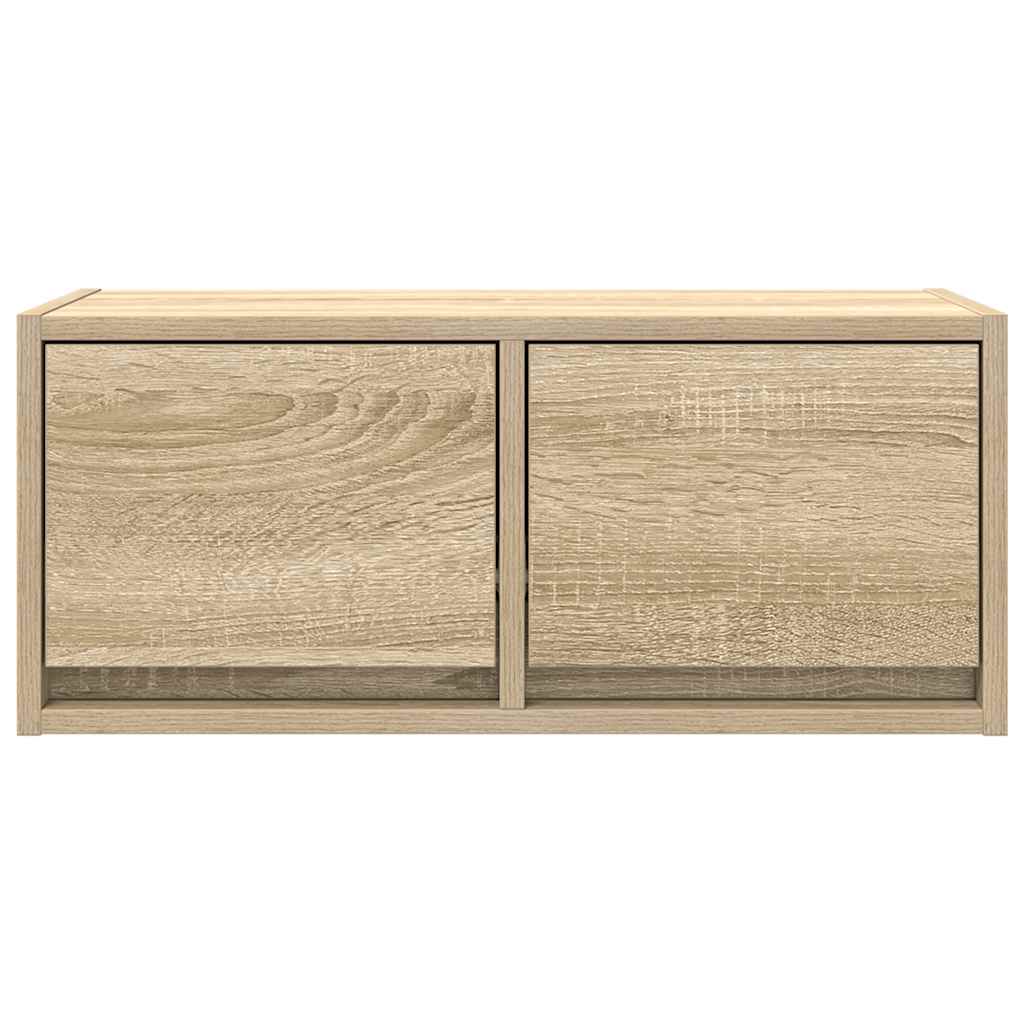 Tv Skříňky 2 Ks Dub Sonoma 60X31X25,5 Cm Dřevěné Konstrukce