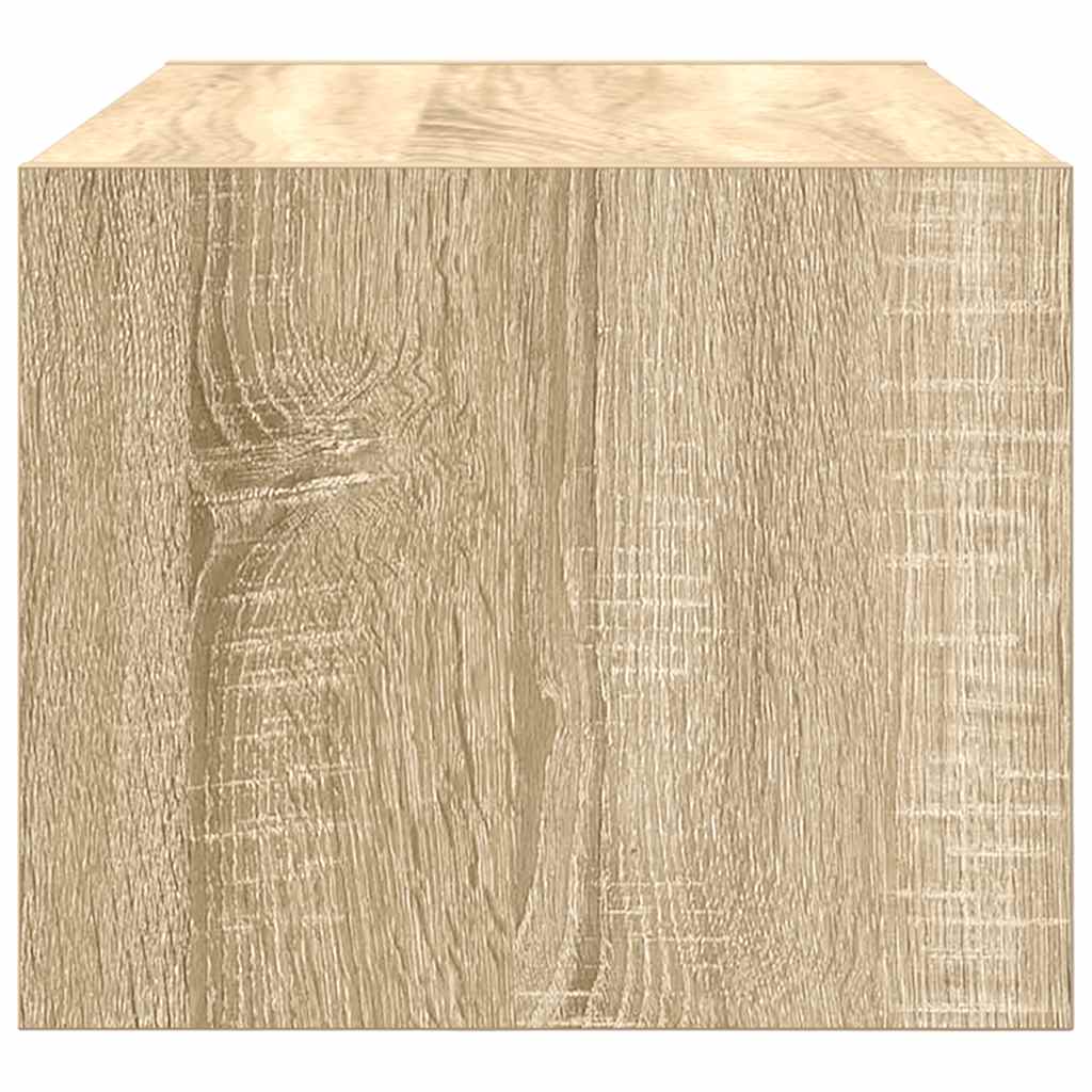 Tv Skříňky 2 Ks Dub Sonoma 60X31X25,5 Cm Dřevěné Konstrukce
