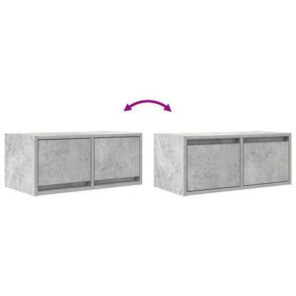 Tv Skříňka Betonově Šedá 60X31X25,5 Cm Kompozitní Dřevo