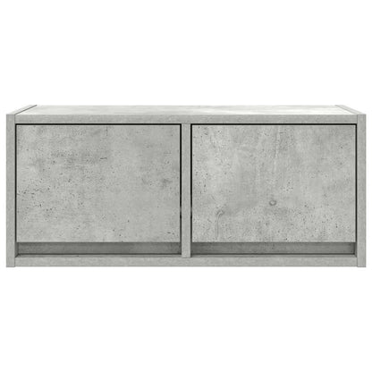 Tv Skříňky 2 Ks Betonová Šedá 60X31X25,5 Cm Dřevěná Konstrukce