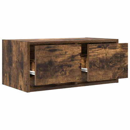 Tv Skříňka Kouřový Dub 60X31X25,5 Cm Kompozitní Dřevo
