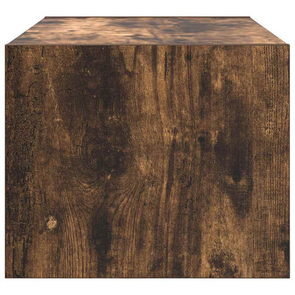 Tv Skříňky 2 Ks Kouřový Dub 60X31X25,5 Cm Dřevěné Konstrukce
