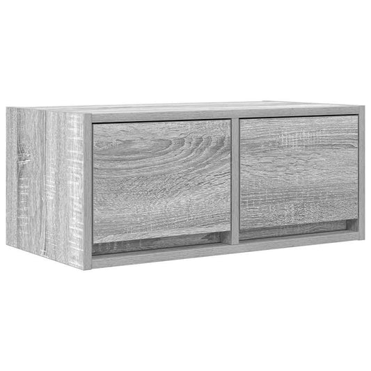 Tv Skříňka Šedá Sonoma 60X31X25,5 Cm Kompozitní Dřevo