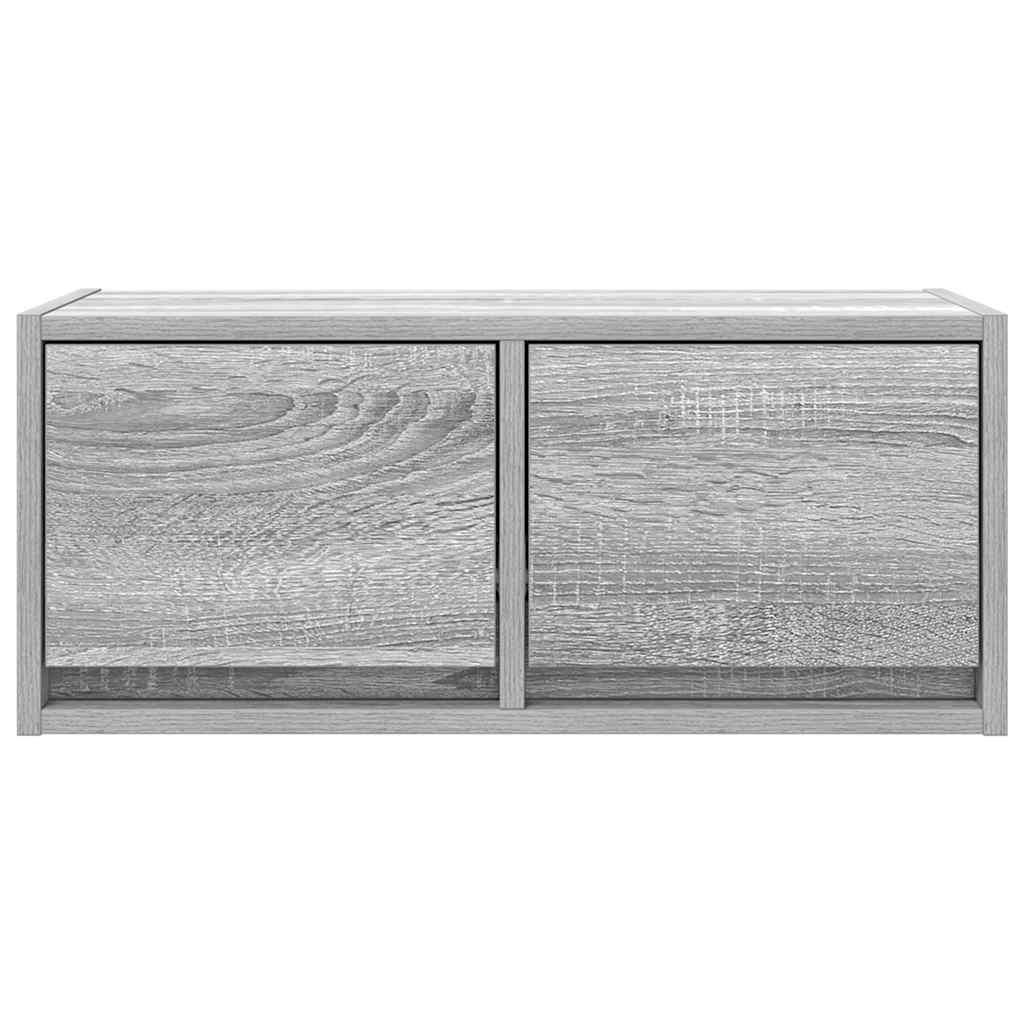 Tv Skříňka Šedá Sonoma 60X31X25,5 Cm Kompozitní Dřevo