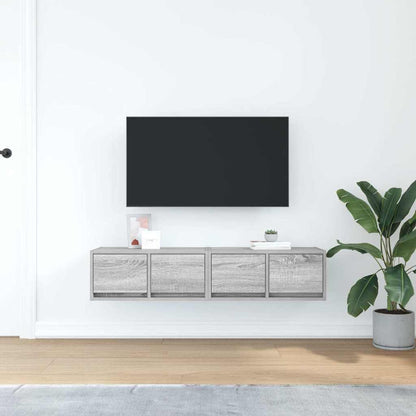 Tv Skříňka Šedá Sonoma 60X31X25,5 Cm Kompozitní Dřevo