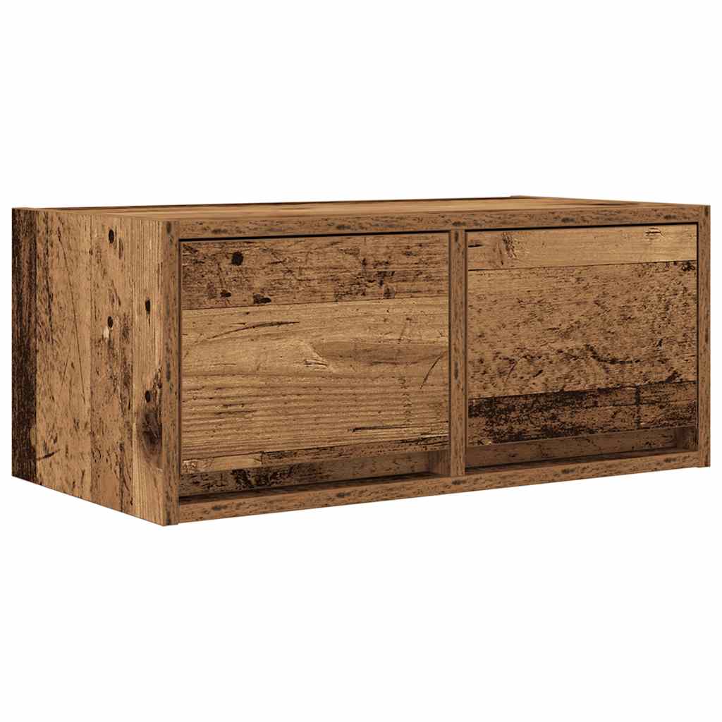Tv Skříňka Starého Dřeva 60X31X25,5 Cm Kompozitní Dřevo