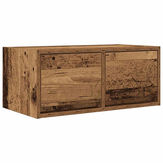 Tv Skříňka Starého Dřeva 60X31X25,5 Cm Kompozitní Dřevo