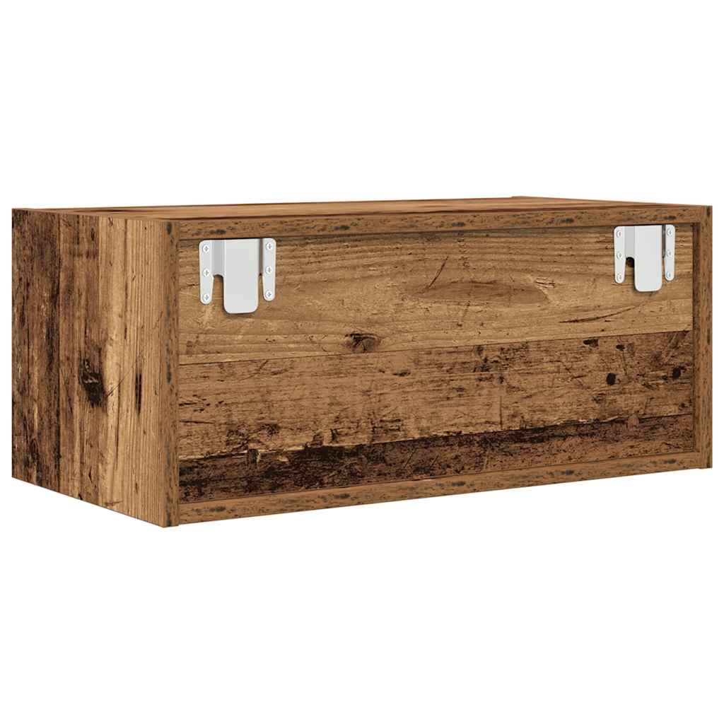 Tv Skříňka Starého Dřeva 60X31X25,5 Cm Kompozitní Dřevo