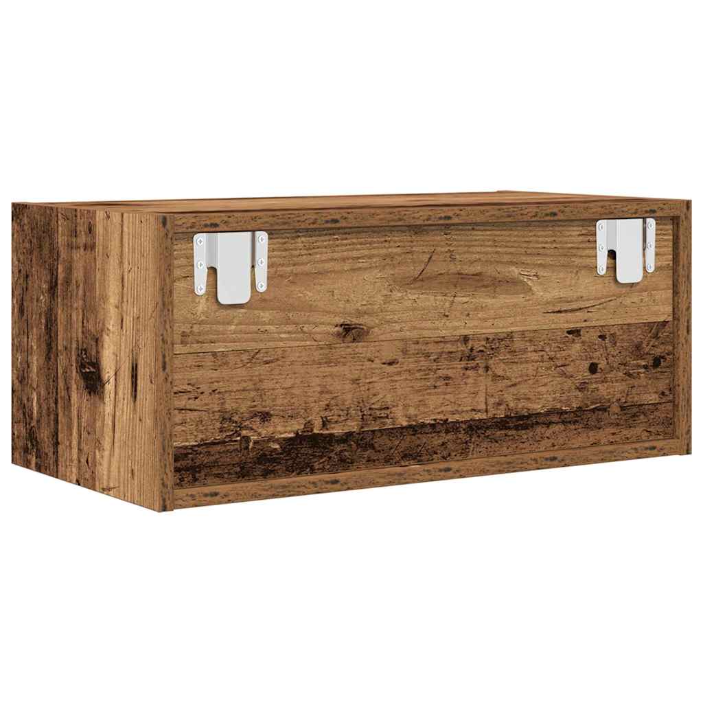 Tv Skříňky 2 Ks Staré Dřevo 60X31X25,5 Cm Dřevěné Konstrukce