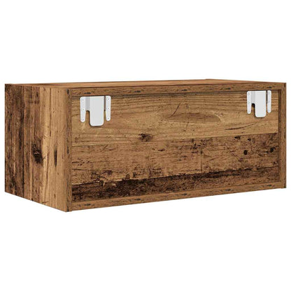 Tv Skříňky 2 Ks Staré Dřevo 60X31X25,5 Cm Dřevěné Konstrukce