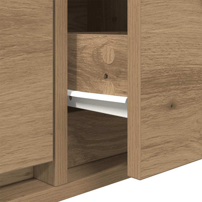 Tv Skříňky 2 Ks Dub Artisan 60X31X25,5 Cm Dřevěné Konstrukce