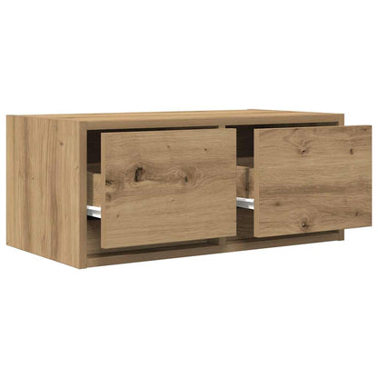 Tv Skříňky 2 Ks Dub Artisan 60X31X25,5 Cm Dřevěné Konstrukce