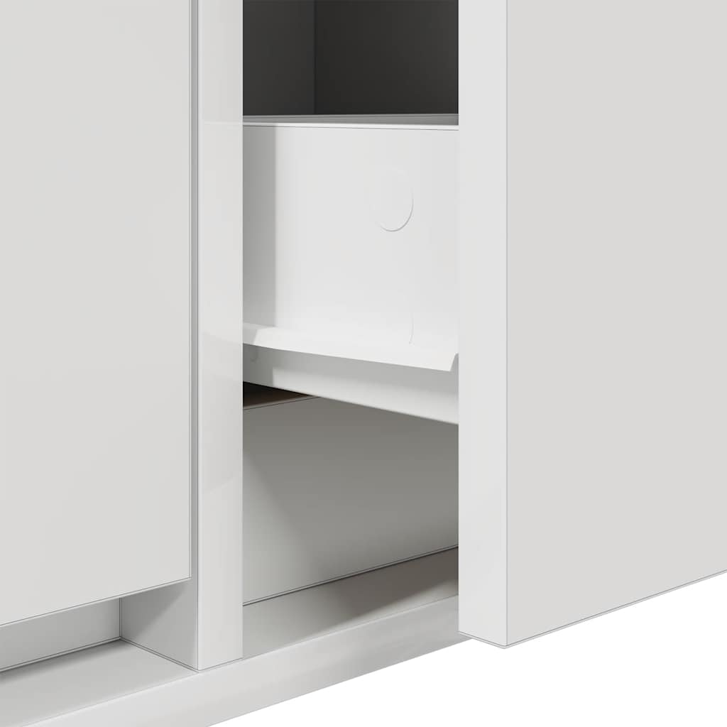 Tv Skříňky 2 Ks Bílá 80X31X25,5 Cm Dřevěná Konstrukce