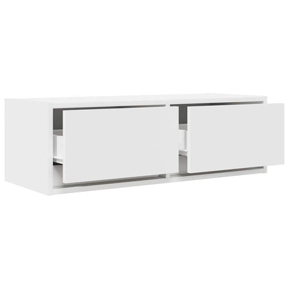 Tv Skříňky 2 Ks Bílá 80X31X25,5 Cm Dřevěná Konstrukce