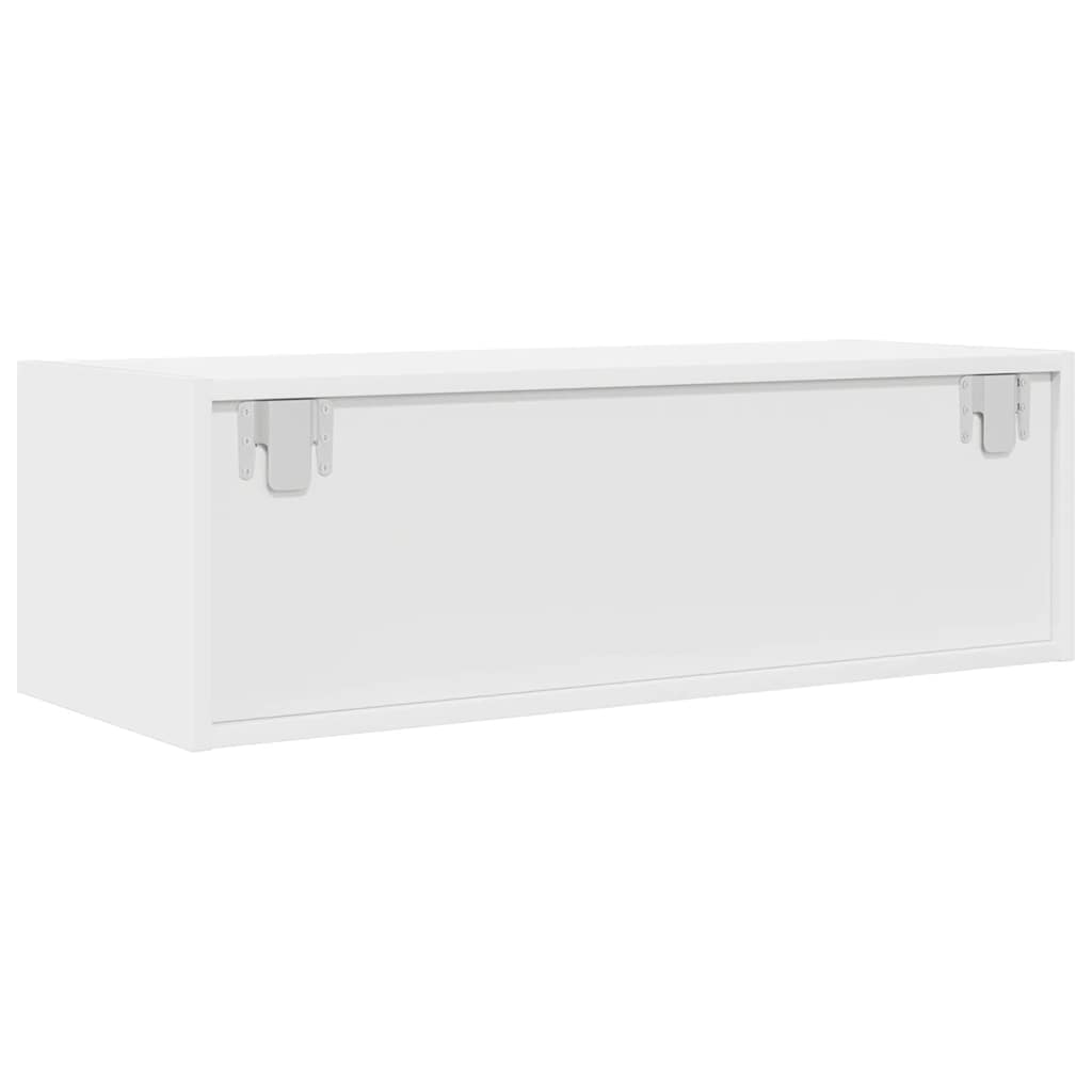 Tv Skříňky 2 Ks Bílá 80X31X25,5 Cm Dřevěná Konstrukce