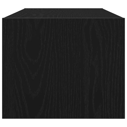 Tv Skříňky 2 Ks Dub Černý 80X31X25,5 Cm Dřevěné Konstrukce