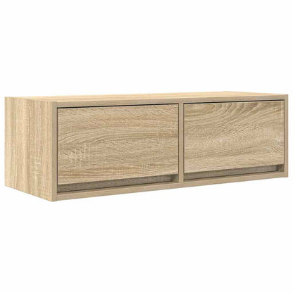Tv Skříňky 2 Ks Dub Sonoma 80X31X25,5 Cm Dřevěné Konstrukce