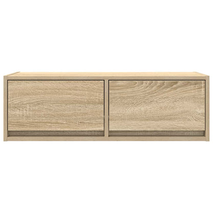 Tv Skříňky 2 Ks Dub Sonoma 80X31X25,5 Cm Dřevěné Konstrukce