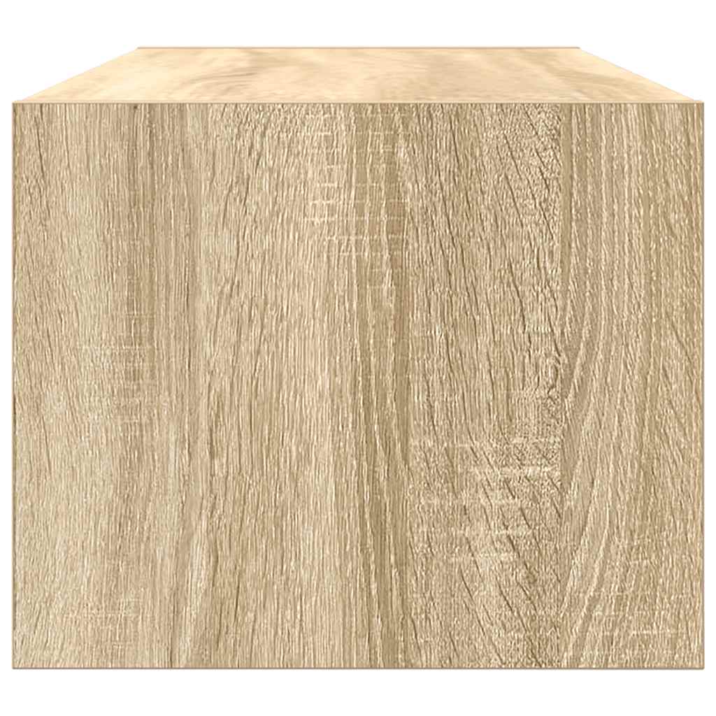 Tv Skříňky 2 Ks Dub Sonoma 80X31X25,5 Cm Dřevěné Konstrukce