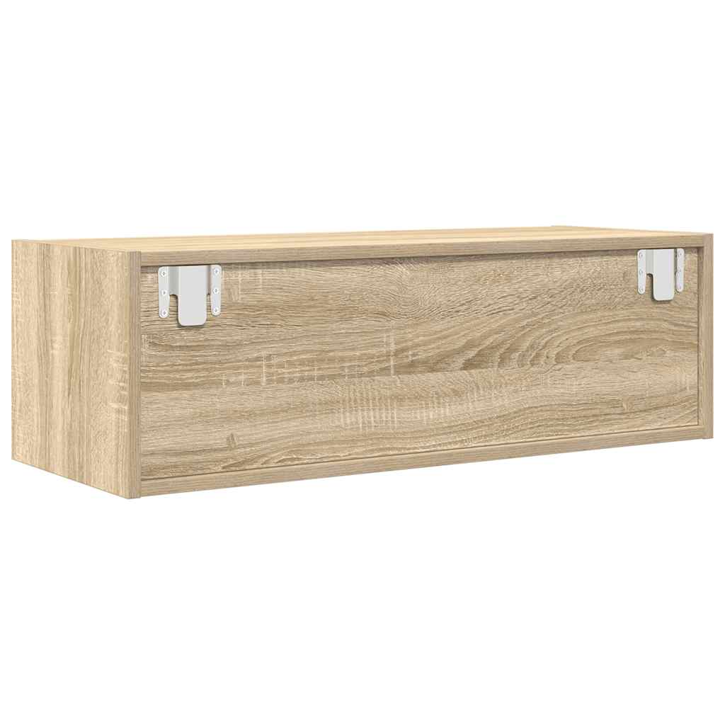 Tv Skříňky 2 Ks Dub Sonoma 80X31X25,5 Cm Dřevěné Konstrukce