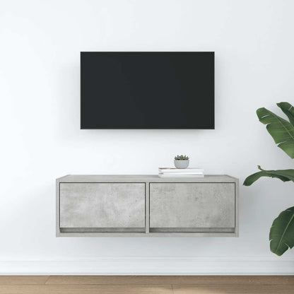Tv Skříňka Betonově Šedá 80X31X25,5 Cm Kompozitní Dřevo