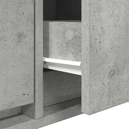 Tv Skříňka Betonově Šedá 80X31X25,5 Cm Kompozitní Dřevo