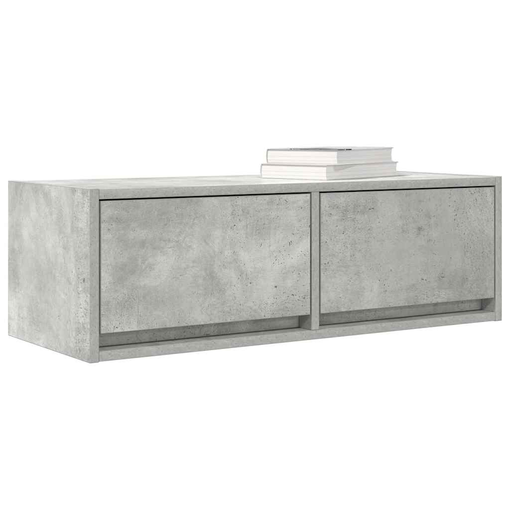 Tv Skříňka Betonově Šedá 80X31X25,5 Cm Kompozitní Dřevo
