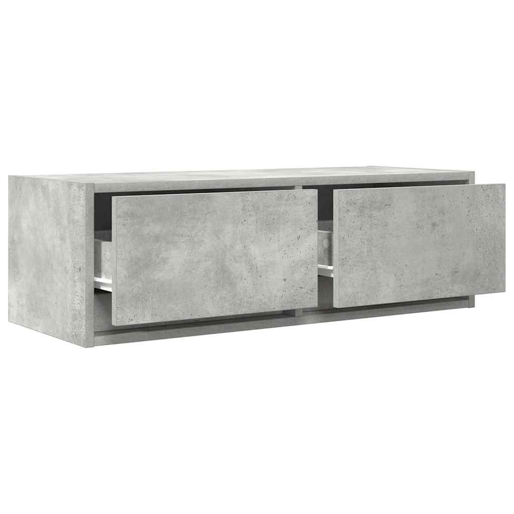 Tv Skříňka Betonově Šedá 80X31X25,5 Cm Kompozitní Dřevo