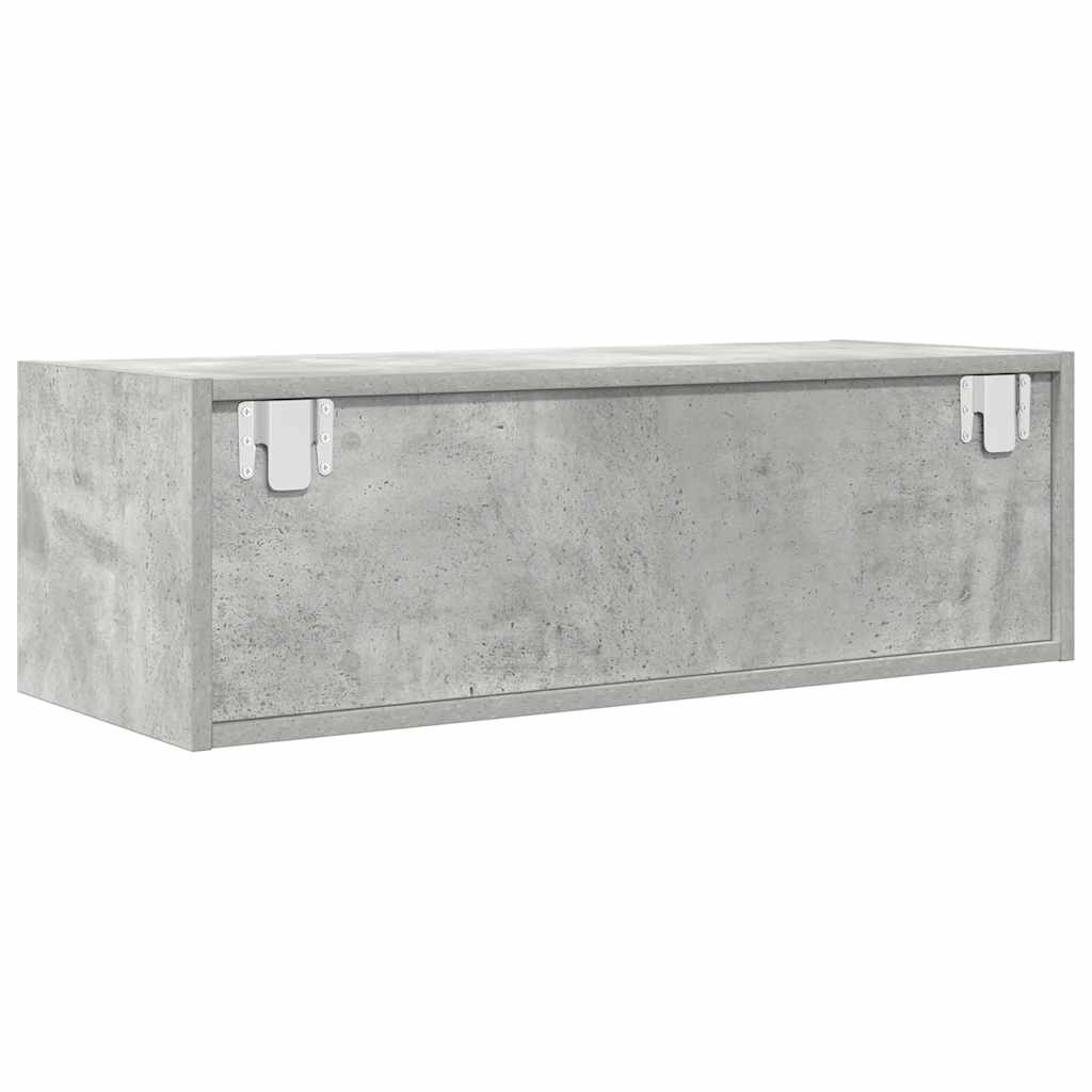 Tv Skříňka Betonově Šedá 80X31X25,5 Cm Kompozitní Dřevo