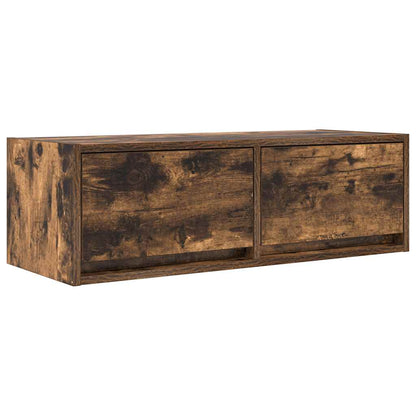 Tv Skříňka Kouřový 80X31X25,5 Cm Kompozitní Dřevo
