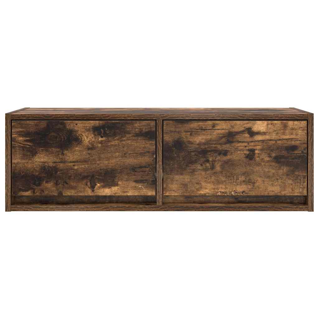 Tv Skříňka Kouřový 80X31X25,5 Cm Kompozitní Dřevo