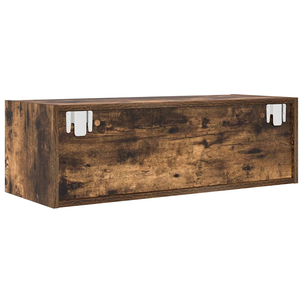 Tv Skříňka Kouřový 80X31X25,5 Cm Kompozitní Dřevo