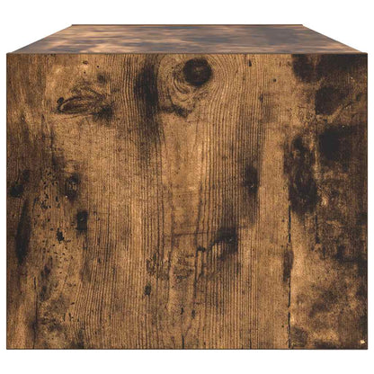 Tv Skříňky 2 Ks Kouřový Dub 80X31X25,5 Cm Dřevěné Konstrukce