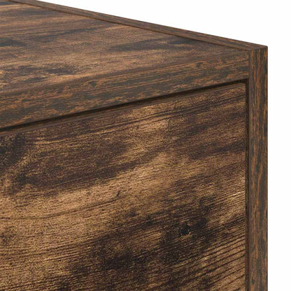 Tv Skříňky 2 Ks Kouřový Dub 80X31X25,5 Cm Dřevěné Konstrukce