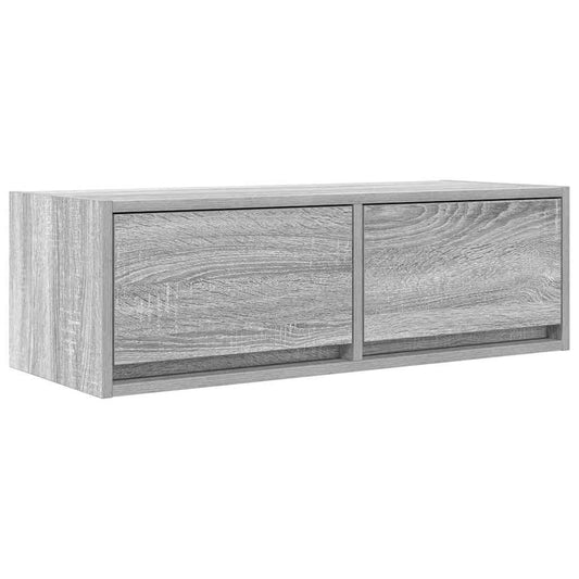 Tv Skříňka Šedá Sonoma 80X31X25,5 Cm Kompozitní Dřevo