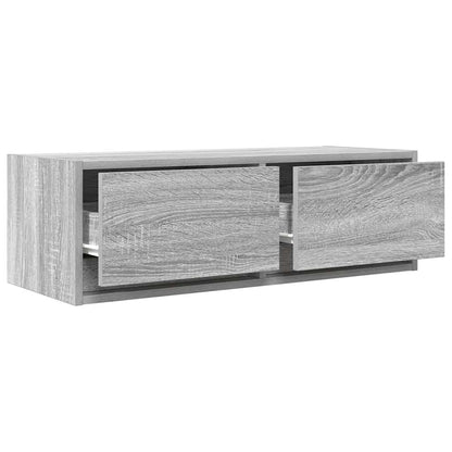 Tv Skříňka Šedá Sonoma 80X31X25,5 Cm Kompozitní Dřevo