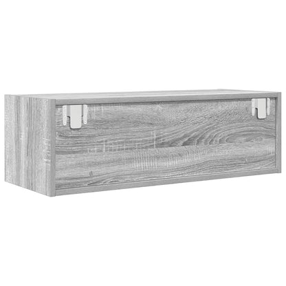 Tv Skříňka Šedá Sonoma 80X31X25,5 Cm Kompozitní Dřevo